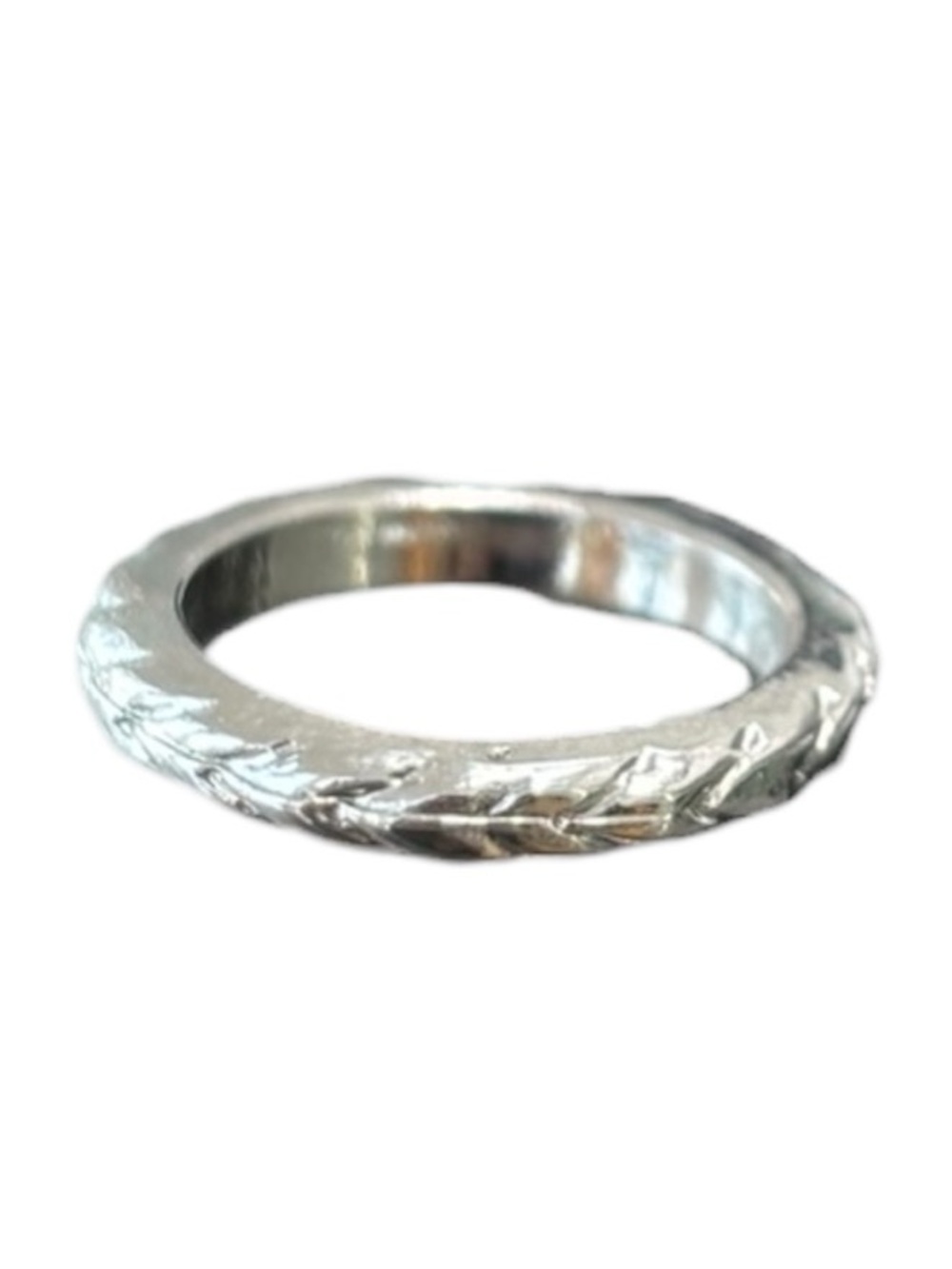 Vintage Antigen Silver Band Eternity Minimalist Infinity Luxe Neutral Coquette - Picture 4 of 8